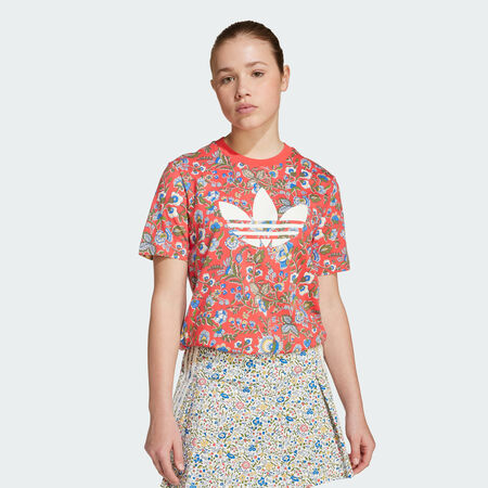 ADIDAS ORIGINALS T-shirt adidas Originals x Liberty London Enfants Semi Lucid Red / Multicolor JUNIOR