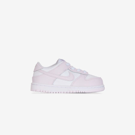 NIKE dunk DUNK LOW BLANC/ROSE BÉBÉ