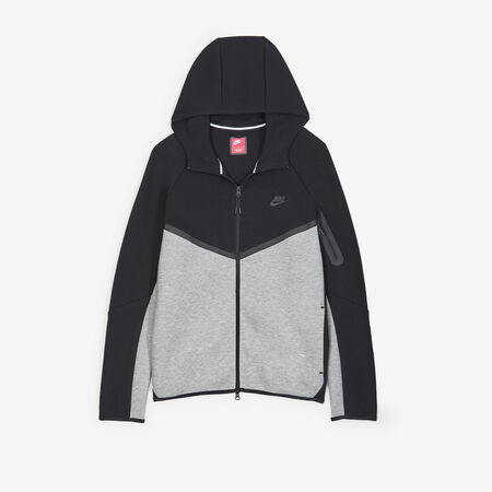 NIKE JACKET TECH FLEECE FZ BLACK/GREY MEN