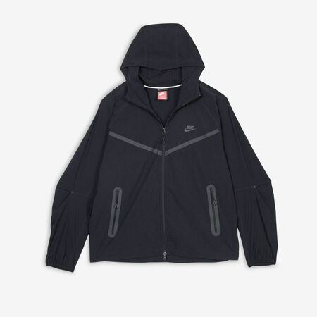 NIKE JACKET TECH FLEECE FZ WVN NOIR HOMME
