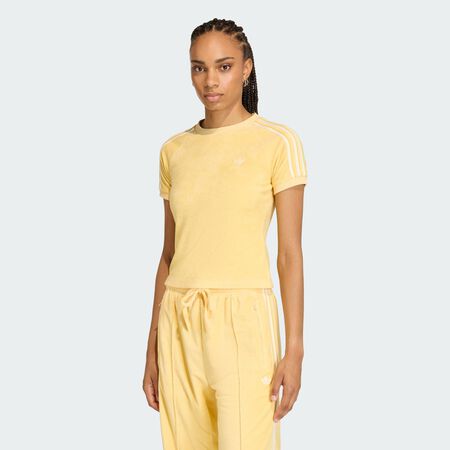 ADIDAS ORIGINALS TEE TERRY TOWEL CALI YELLOW WOMEN