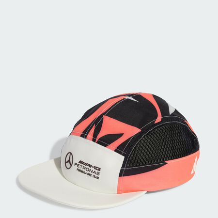 ADIDAS PERFORMANCE Mercedes - AMG Petronas Formula One Team Summer Pack Graphic Five Panel Cap Off White / Aurora Ruby / Turbo / Black UNISEX