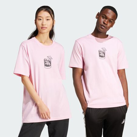 T-shirt graphique Lounge Drink : True Pink