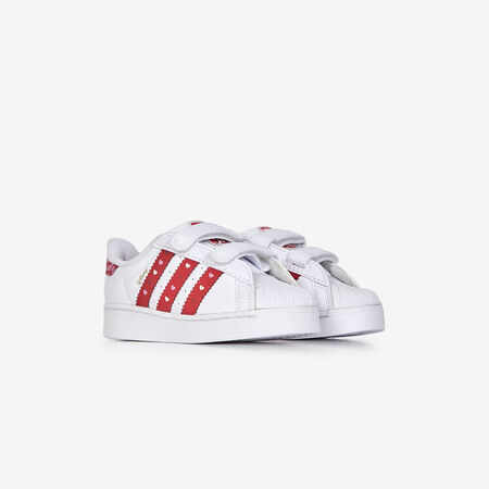 ADIDAS ORIGINALS superstar SUPERSTAR II CF LED ALICE IN WONDERLAND WHITE/RED BABIES