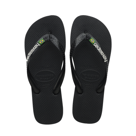 HAVAIANAS brasil BRASIL LOGO BLACK MEN