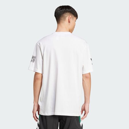 ADIDAS ORIGINALS T-shirt graphique 90s Football White HOMME