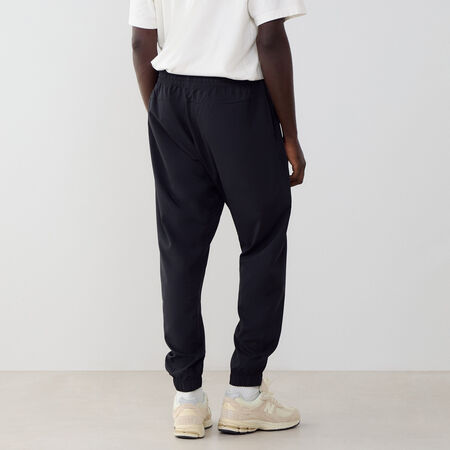 NEW BALANCE PANT JOGGER WOVEN BLACK/WHITE MEN