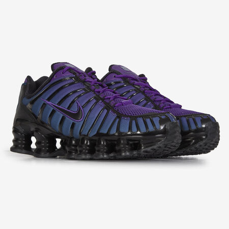 NIKE shox SHOX TL NOIR/VIOLET HOMME
