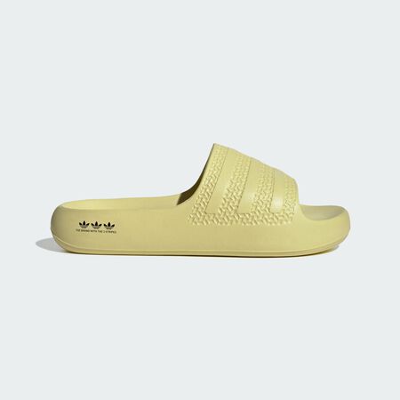 ADIDAS ORIGINALS Adilette Ayoon Slides Powder Yellow / Powder Yellow / Core Black WOMEN