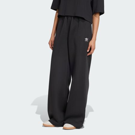 ADIDAS ORIGINALS Essentials Wide Leg Pant Fleece Black WOMEN