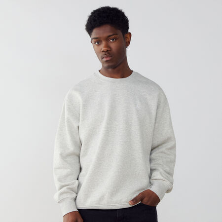 JORDAN SWEAT CREW BROOKLYN GREY/WHITE MEN