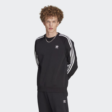 ADIDAS ORIGINALS Sweat-shirt ras-du-cou Adicolor Classics Black HOMME
