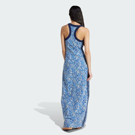 ADIDAS ORIGINALS Robe maxi ton sur ton adidas Originals x Liberty London Multicolor / Chalk White / Ambient Sky / Night Indigo FEMME