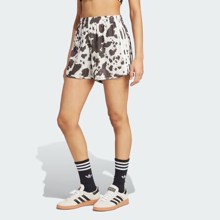 ADIDAS ORIGINALS Short satin adidas Originals Multicolor / Off White FEMME