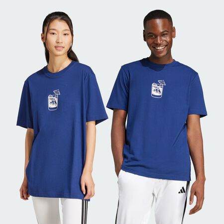 ADIDAS ORIGINALS T-shirt graphique Lounge Drink Dark Blue HOMME