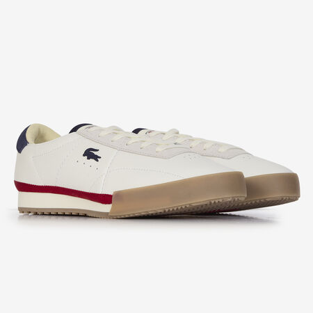 LACOSTE AURA WHITE/NAVY BLUE MEN