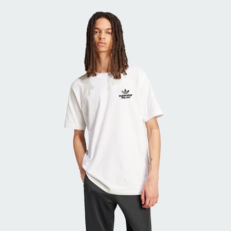 ADIDAS ORIGINALS T-SHIRT GRAPHIQUE MILAN SUPERSTAR White HOMME