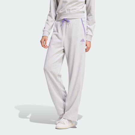 Essentials Color Pop French Terry Pants : Light Grey Heather
