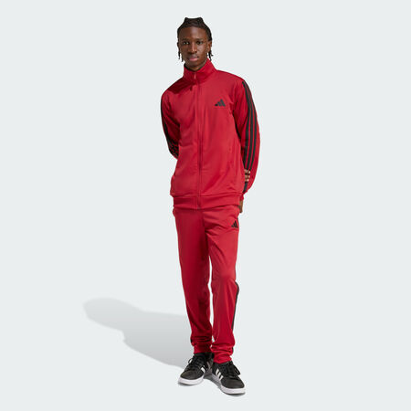ADIDAS ORIGINALS Sportswear Basic 3-Stripes Tricot Track Suit Active Maroon MEN