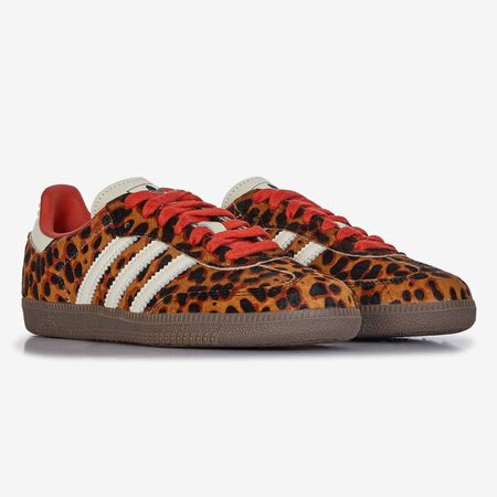 ADIDAS ORIGINALS samba SAMBA OG PONY HAIR BROWN/WHITE WOMEN