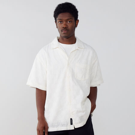 VANS SHIRT WAYSIDE EYELET BEIGE MEN