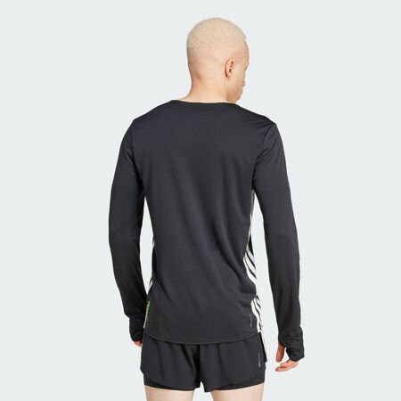 ADIDAS PERFORMANCE T-shirt manches longues de running Adizero Black HOMME