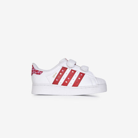 ADIDAS ORIGINALS superstar SUPERSTAR II CF LED ALICE IN WONDERLAND WHITE/RED BABIES