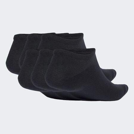 ADIDAS ORIGINALS Socquettes fines (6 paires) Black / Black / Black MIXTE