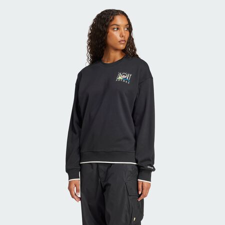 ADIDAS ORIGINALS Sweat-shirt graphique adidas Sports Black FEMME