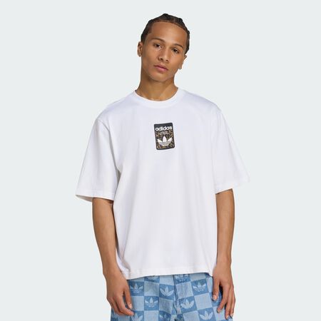 ADIDAS ORIGINALS T-shirt oversize Leo White HOMME