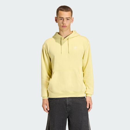 ADIDAS ORIGINALS SWEAT-SHIRT À CAPUCHE AMPLE MOLLETON ESSENTIAL Powder Yellow HOMME