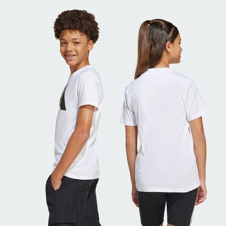 ADIDAS SPORTSWEAR T-shirt Essentials Enfants White / Black JUNIOR