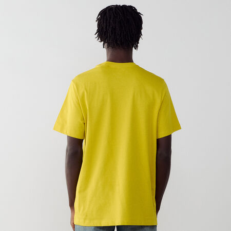 NIKE TEE SHIRT CLUB YELLOW/BLACK MEN