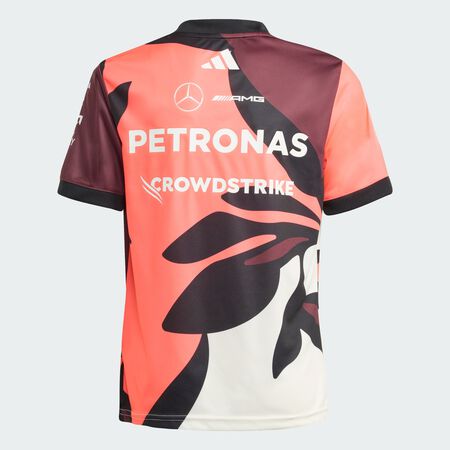 ADIDAS PERFORMANCE Maillot pilote Replica pack été Mercedes - AMG Petronas Formula One Team Enfants Aurora Ruby / Turbo / Off White CADET