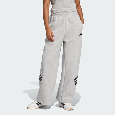 ADIDAS SPORTSWEAR Pantalon droit à 3 bandes Future Icons Medium Grey Heather FEMME