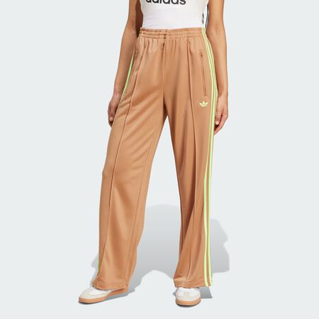 Pantalon de survêtement ample Adicolor Classic Firebird : Beige / Signal Green