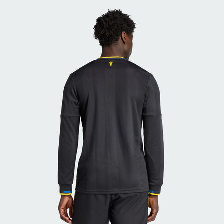 ADIDAS PERFORMANCE Maillot Third authentique à manches longues Manchester United 25/26 Black HOMME