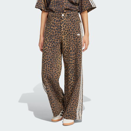 ADIDAS ORIGINALS Pantalon ample denim adidas Originals Multicolor / Bronze Strata FEMME