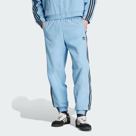 ADIDAS ORIGINALS Pantalon de survêtement toile Adicolor Firebird Ash Blue / Black HOMME