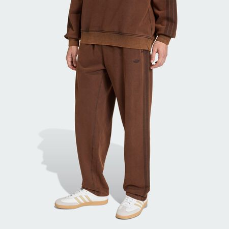 ADIDAS ORIGINALS Premium Essentials Retro Washed Open Hem Pants Aurora Coffee MEN