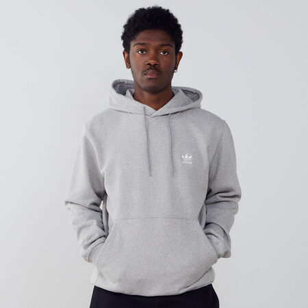 ADIDAS ORIGINALS HOODIE ESSENTIAL TREFOIL GREY/WHITE MEN
