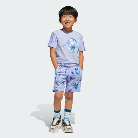 ADIDAS SPORTSWEAR ADIDAS DISNEY LILO & STITCH T-SHIRT SET Violet Tone / Light Purple TODDLERS