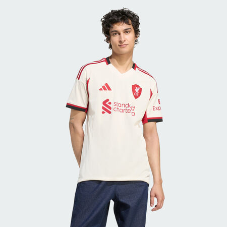 ADIDAS PERFORMANCE Liverpool FC 25/26 Away Jersey Wonder White MEN