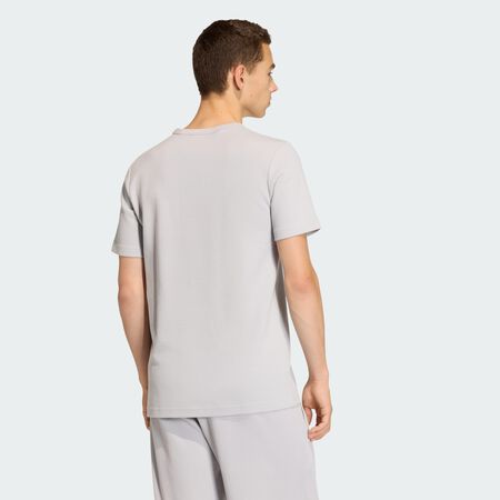 ADIDAS ORIGINALS Trefoil Essentials Waffle Tee Grey Two MEN