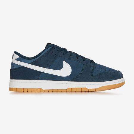 DUNK LOW SUEDE MARINE : BLACK/GUM