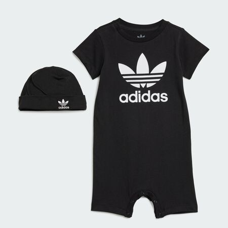 Ensemble à offrir grenouillère et bonnet : Black