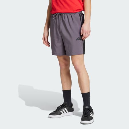 ADIDAS SPORTSWEAR Essentials 3-Stripes Chelsea Shorts Grey Strata / Black MEN