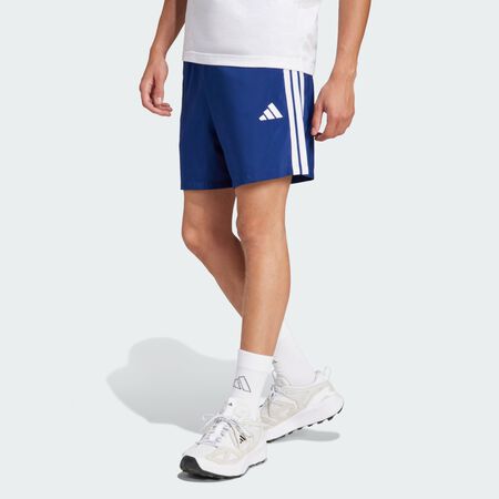 Essentials 3-Stripes Chelsea Shorts : Dark Blue / White