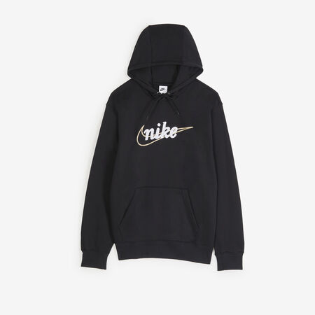 NIKE HOODIE CLUB CTB BLACK/OFF-WHITE MEN