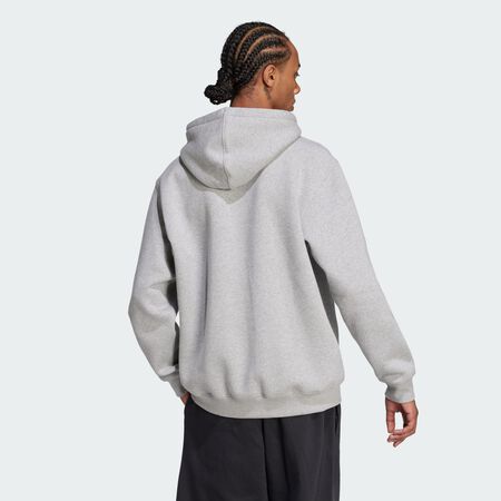 ADIDAS ORIGINALS Trefoil Essentials Loose Hoodie Medium Grey Heather MEN